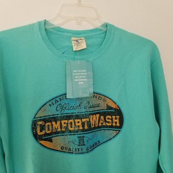 Hanes Brands Comfort Wash Sweatshirt Size Small. - Picture 4 of 7